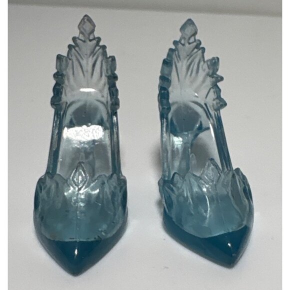 Disney's Elsa Shoes Ice Blue Frozen Hasbro Fashion Doll Replacement Part - Picture 2 of 8
